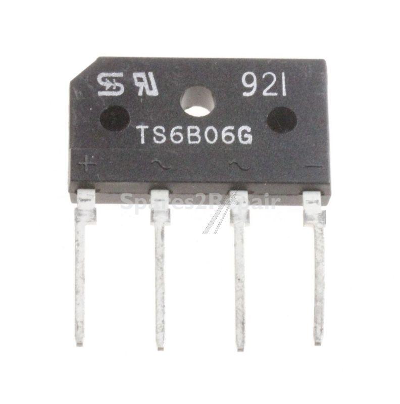 Taiwan Semiconductor Bridge Rectifier - Ts6b06g Bridge Rectifier 800v 6a Rohs-compliant