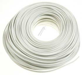 Jager Direkt Cooker Connection Cable - H03vvh2-f 2 X 0,75 Anschlusskabel, 100m Ring 2x0,75 Mm² Weiss