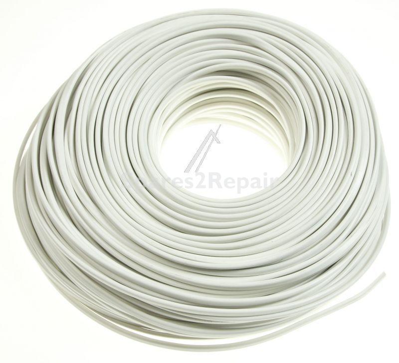 Jager Direkt Cooker Connection Cable - H03vvh2-f 2 X 0,75 Anschlusskabel, 100m Ring 2x0,75 Mm² Weiss