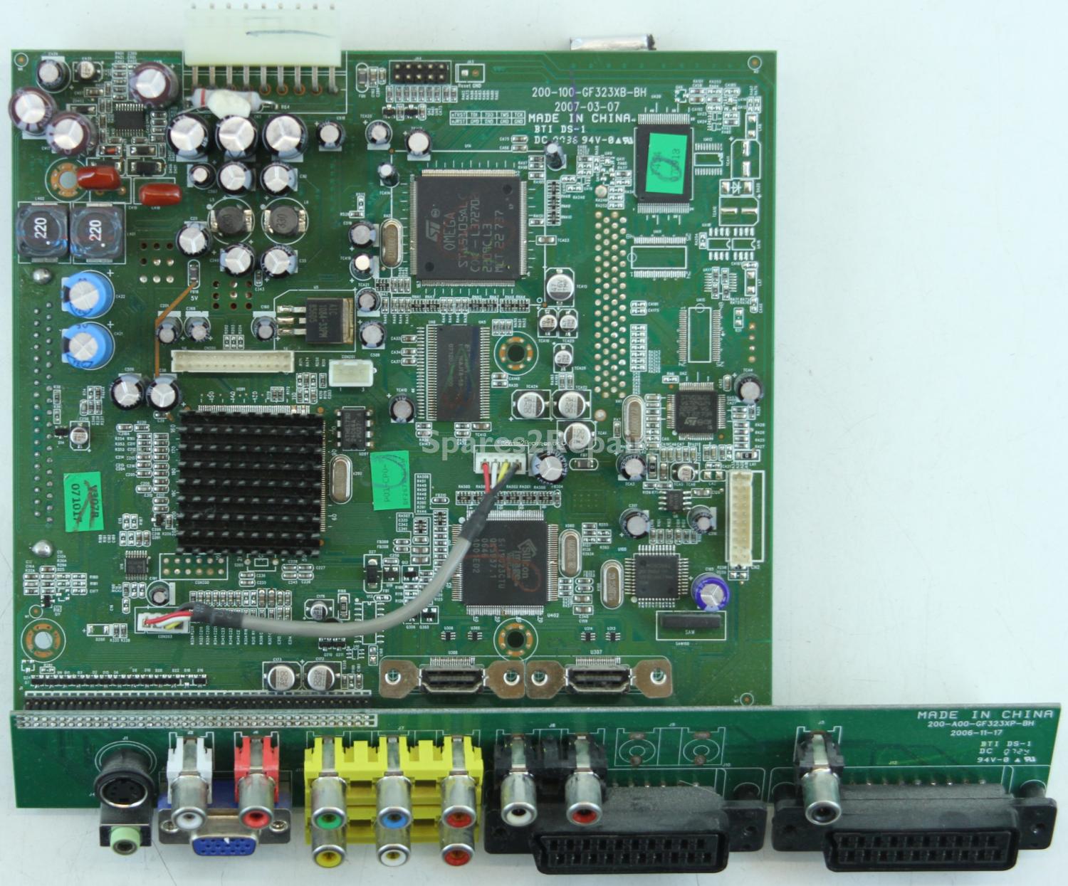 Bush IDLCD26TV16HD - Main AV - 899-CP0-BF2631XB2SH REV:01 - 200-100-GF323XB-BH - 200-A00-GF323XP-BH - 899-I00-JF263XBH