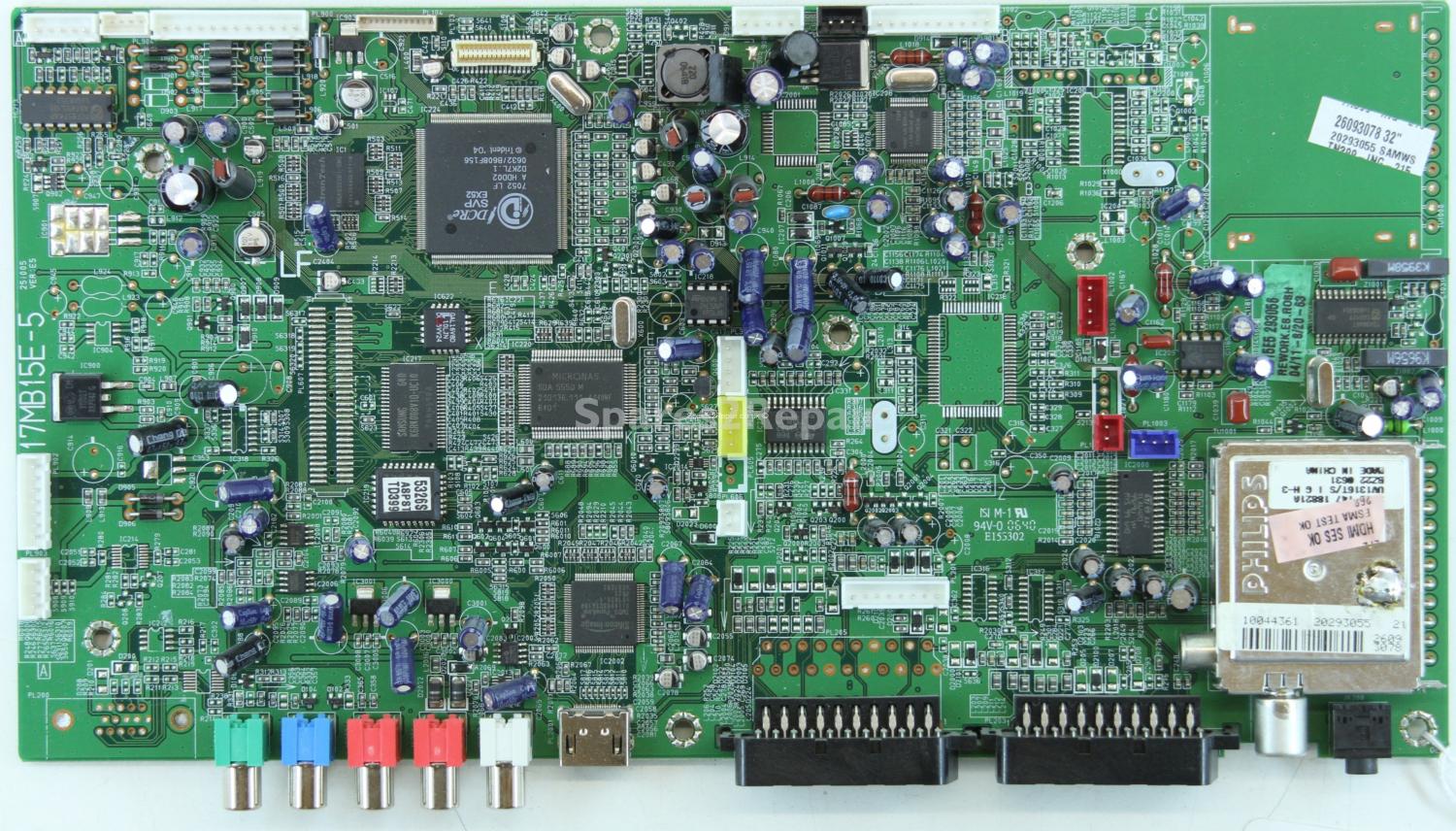 Bush IDLCD32TV22HD - Main AV - 17MB15E-5 VER-E5 - 20293055 - 251005