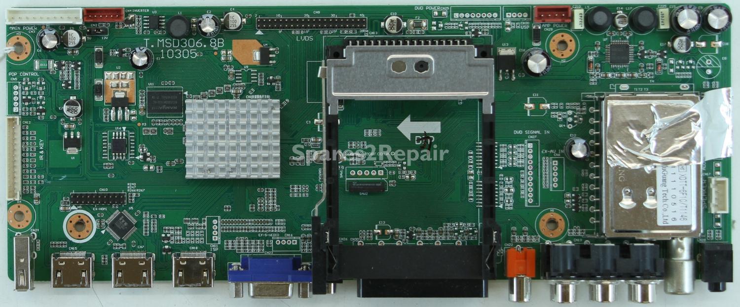 Cello C5566DVB-IPTV V1 - Main AV - T.MSD306.8B - 10305 - LTI550HJ03
