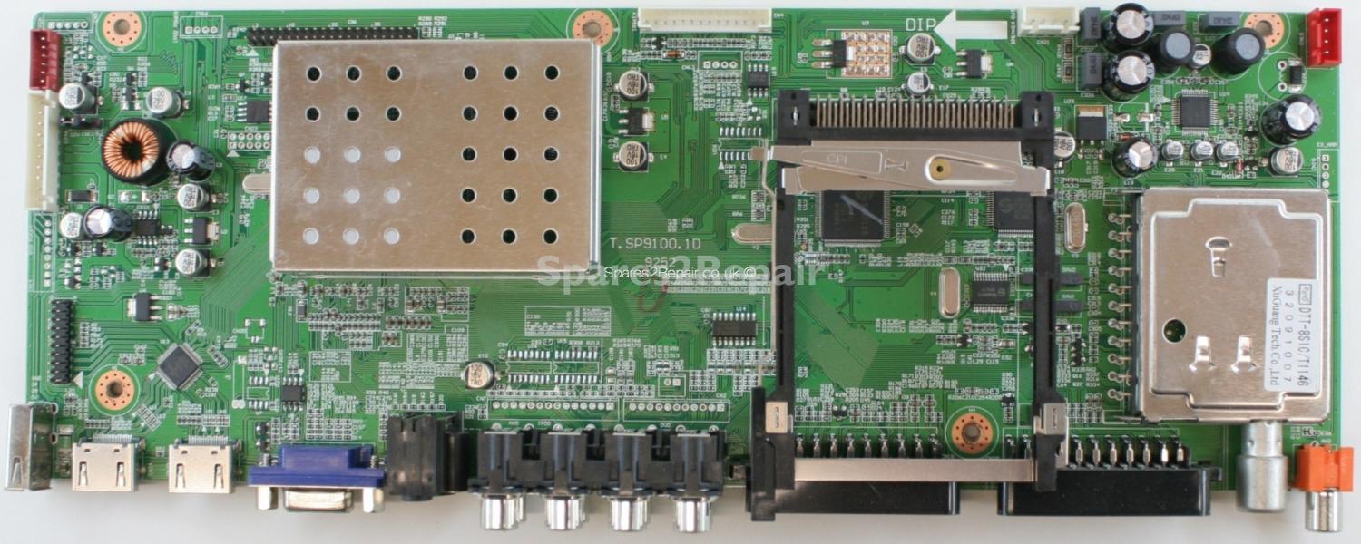 Evotel ELCD40USBFHD - Main AV - T.SP9100.1D - 9252