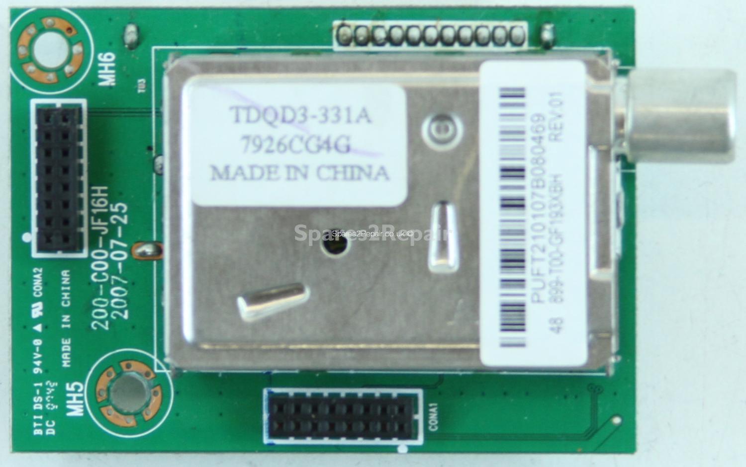 Goodmans GTVL19W17HDVF - Tuner - 200-C00-JF16H - 899-T00-GF193XBH - Rev 01