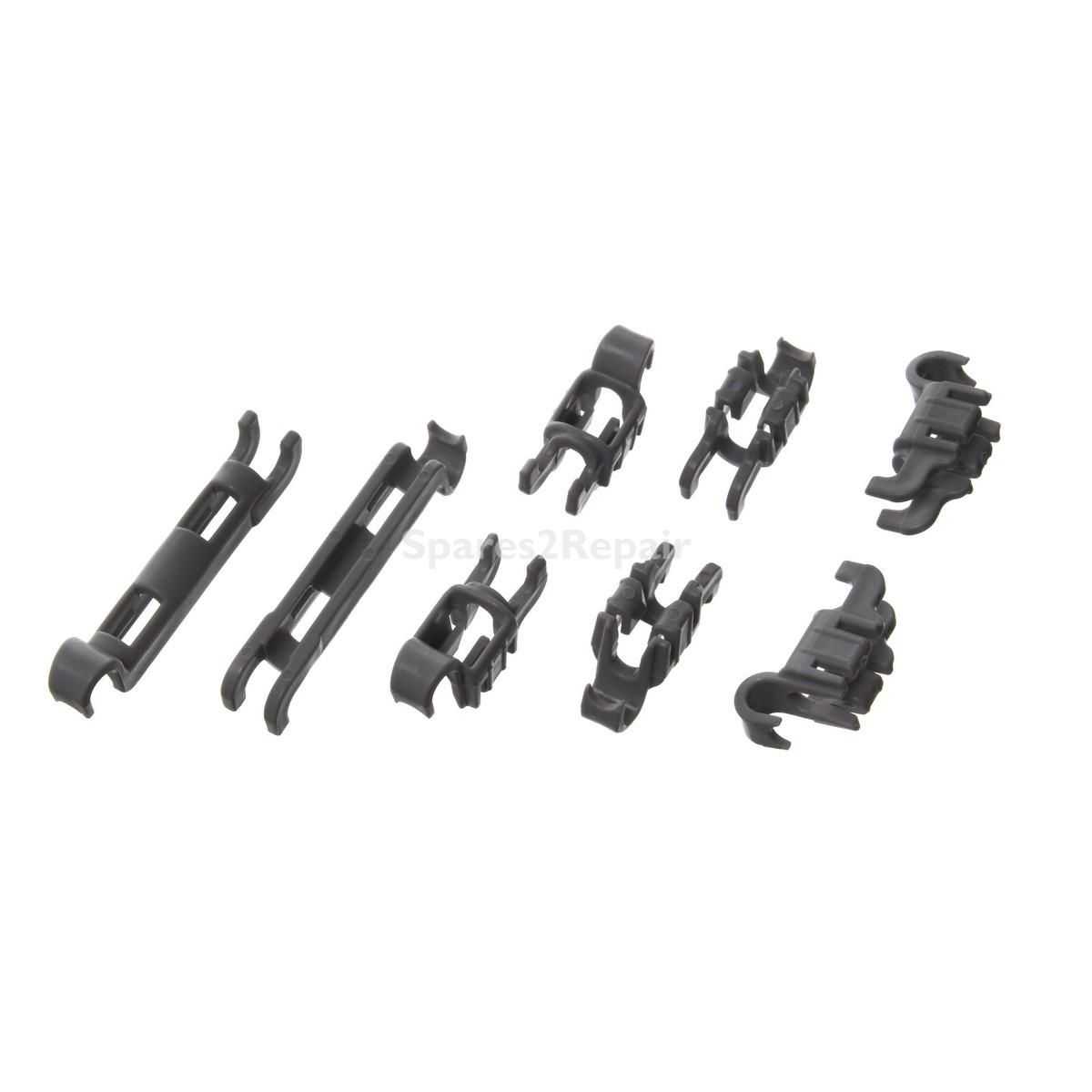 Compatible for Bosch, Siemens Multi-Model Fitting Dishwasher Basket Clip Kit