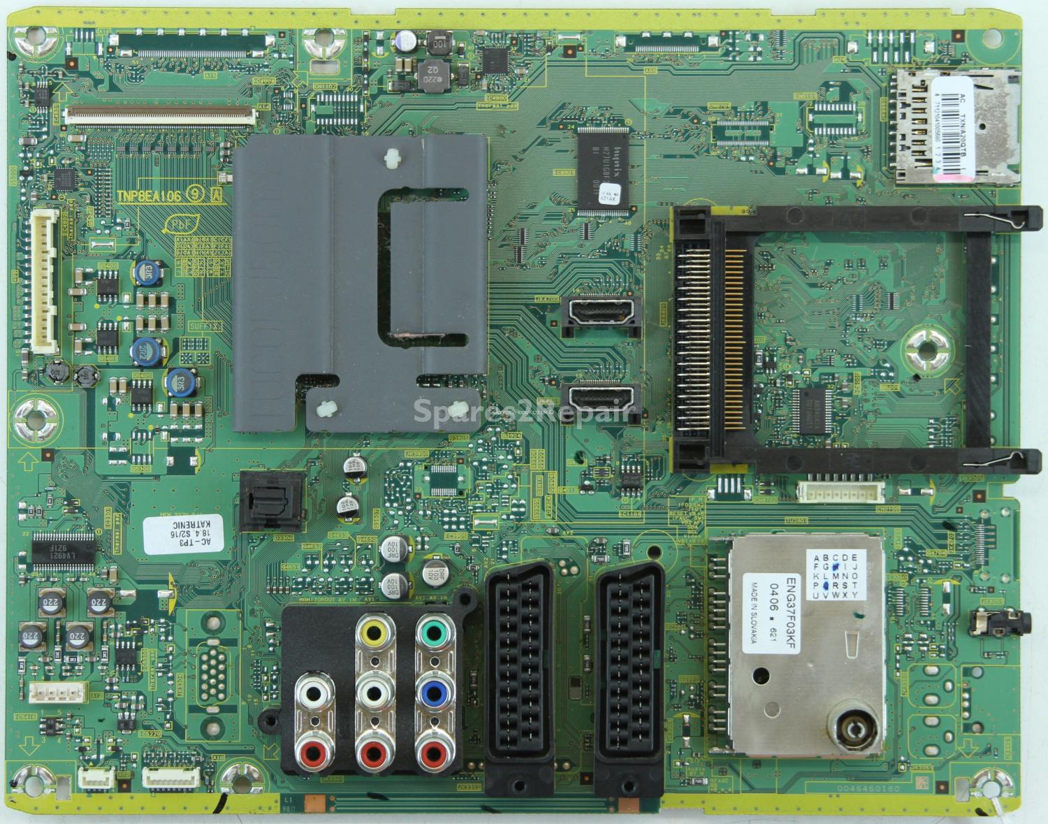 Panasonic TX-L32U2B - Main AV - TNP8EA106 9 A - TXN/A20QTB