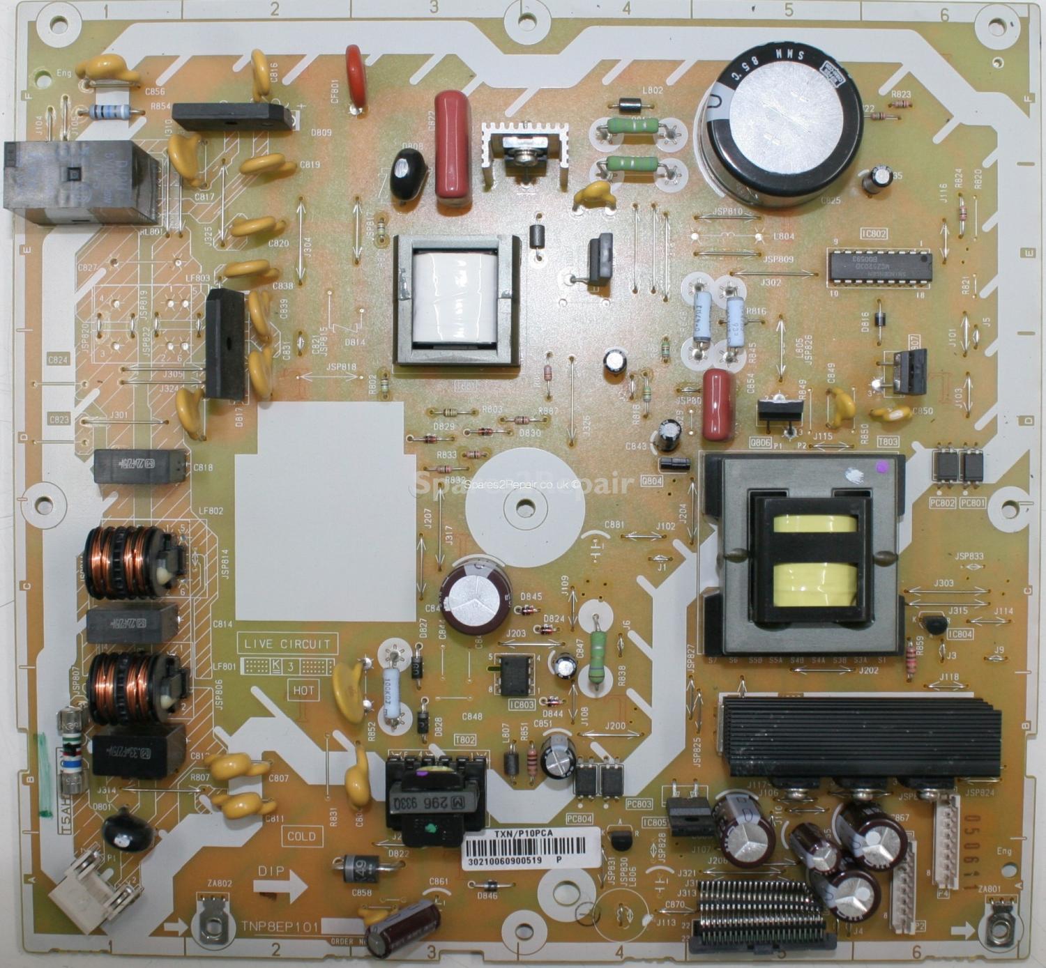 Panasonic TX-L42S10B - PSU - TNP8EP101 - TXNP10PCA