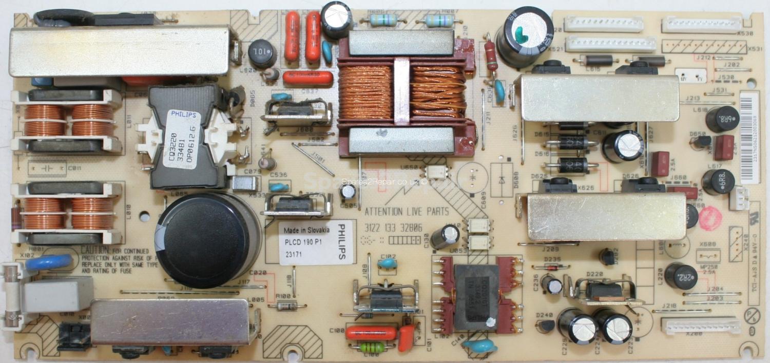 Philips 32PF7521D/10 - PSU - PLCD190P1 - 23171 - 3122 133 32806