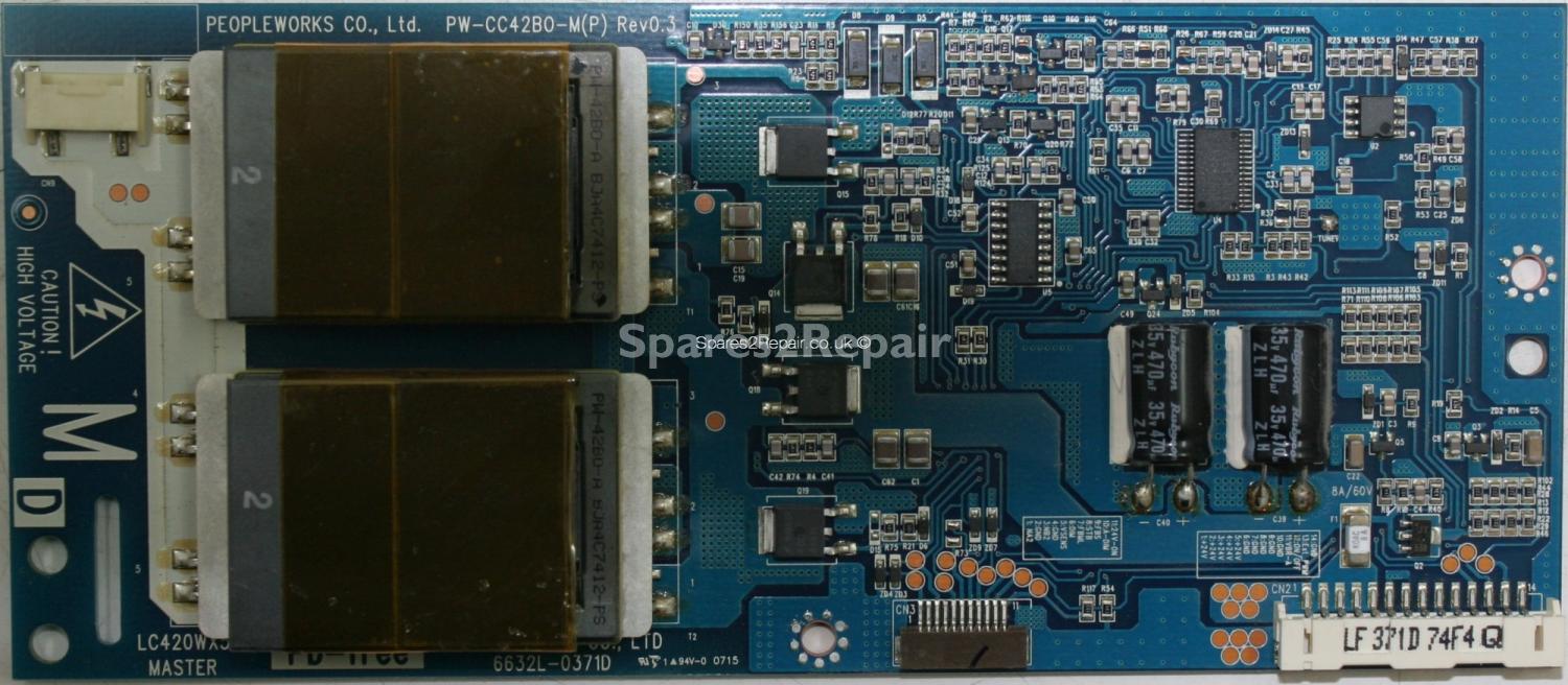 Philips 42PFL5522D - Inverter - 6632L-0371D - PW-CC42B0-M(P) - Rev0.3 - LC420WX5 MASTER