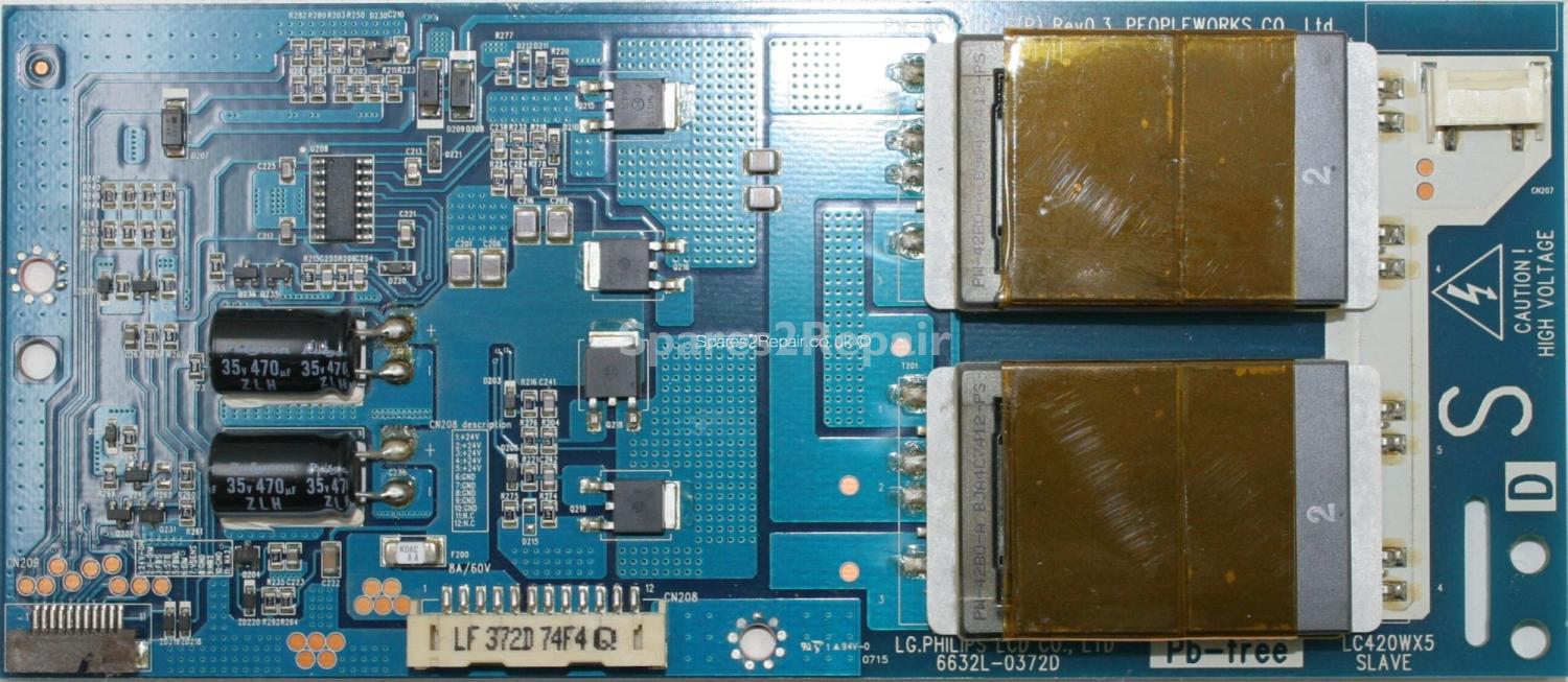 Philips 42PFL5522D - Inverter - 6632L-0372D - PW-CC42B0-S(P) - Rev0.3 - LC420WX5 SLAVE