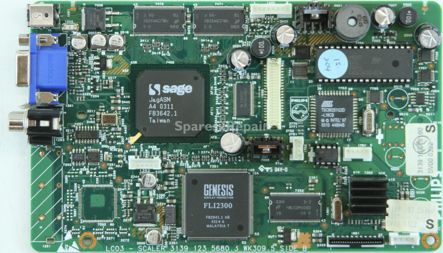 Philips 15PF9936/12 - Input Scaler Board - 3139 123 5680.3 WK309.5