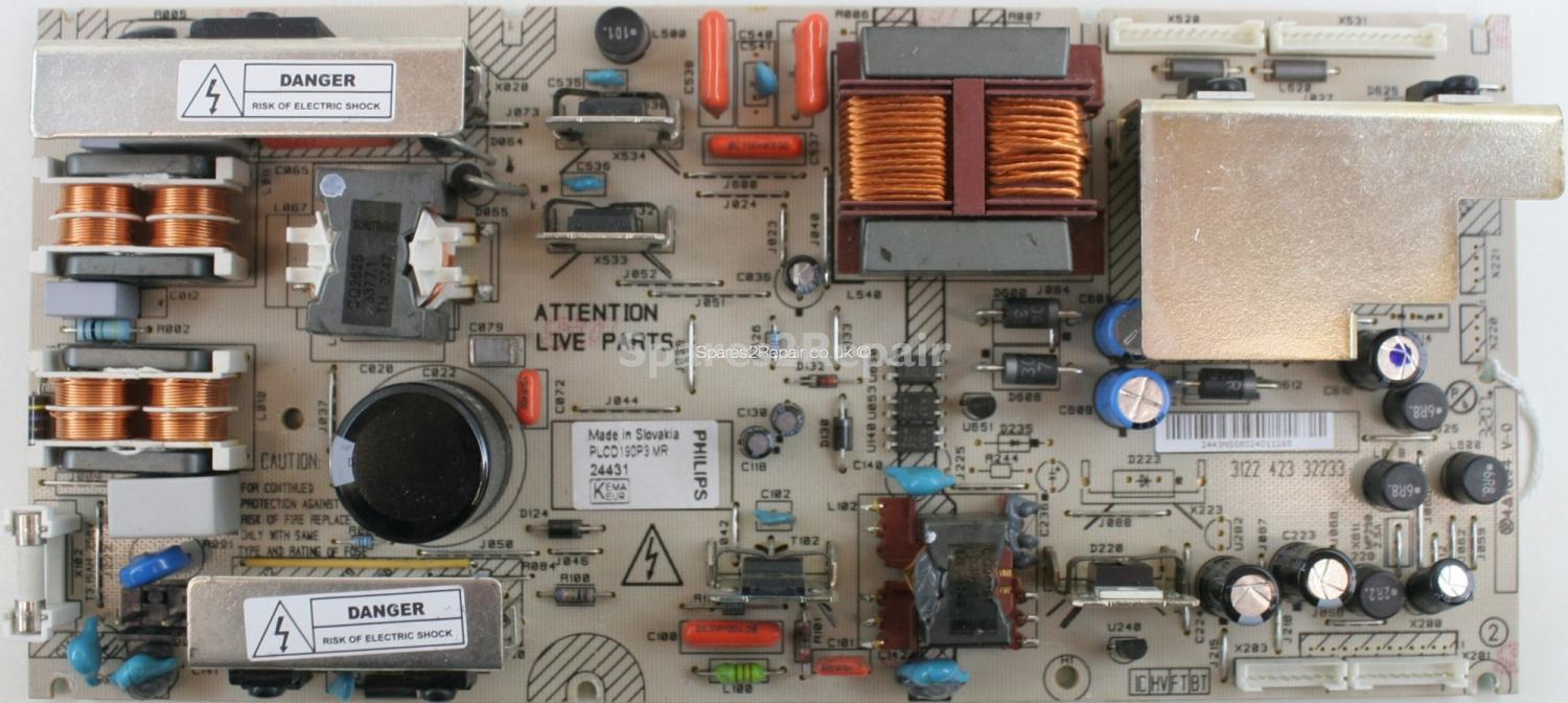 Philips 26PFL5522D - PSU - 3122 423 32233 - PLCD190P3 24431