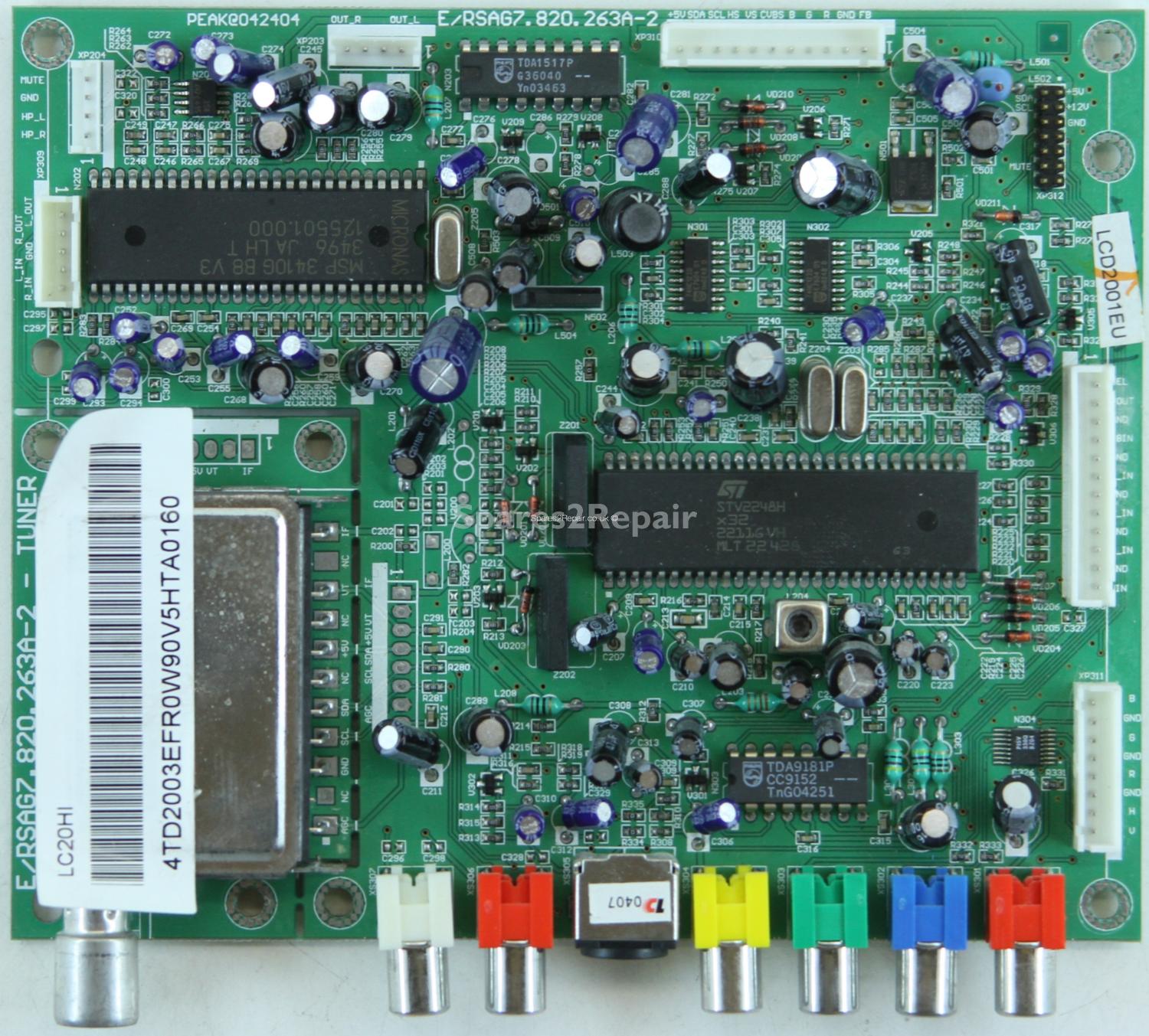 Polaroid LCD-2000 - Main AV - E/RSAG7.820.263A-2