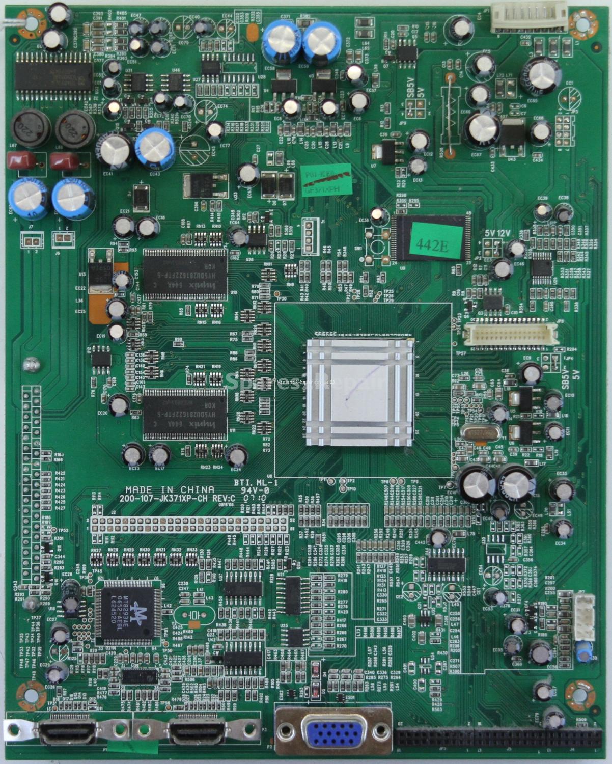 Polaroid TLU-03711C - Main AV - 200-107-JK371XP-CH REV.C - 899-KE0-GF371XPH REV01