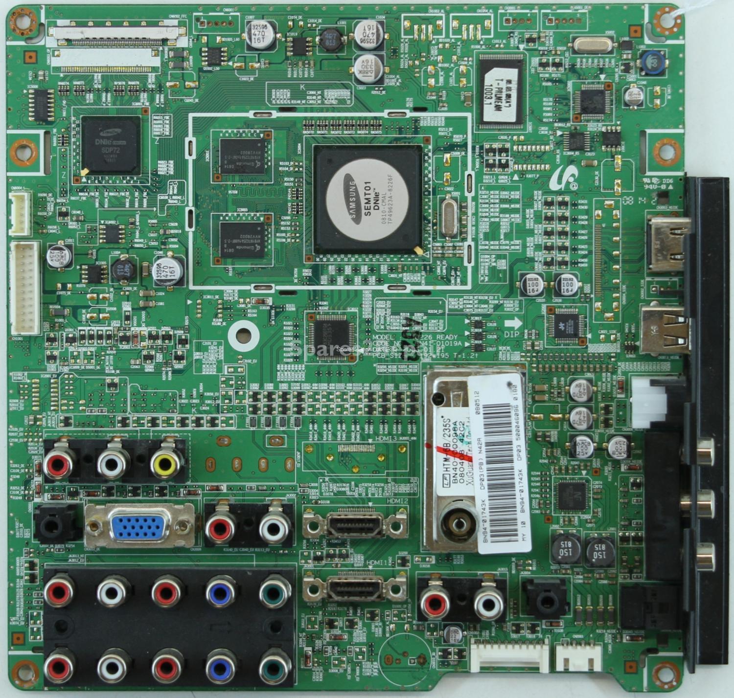 Samsung LA32A550P1R - Main AV - BN94-01743K - BN41-01019A - MT8226_READY