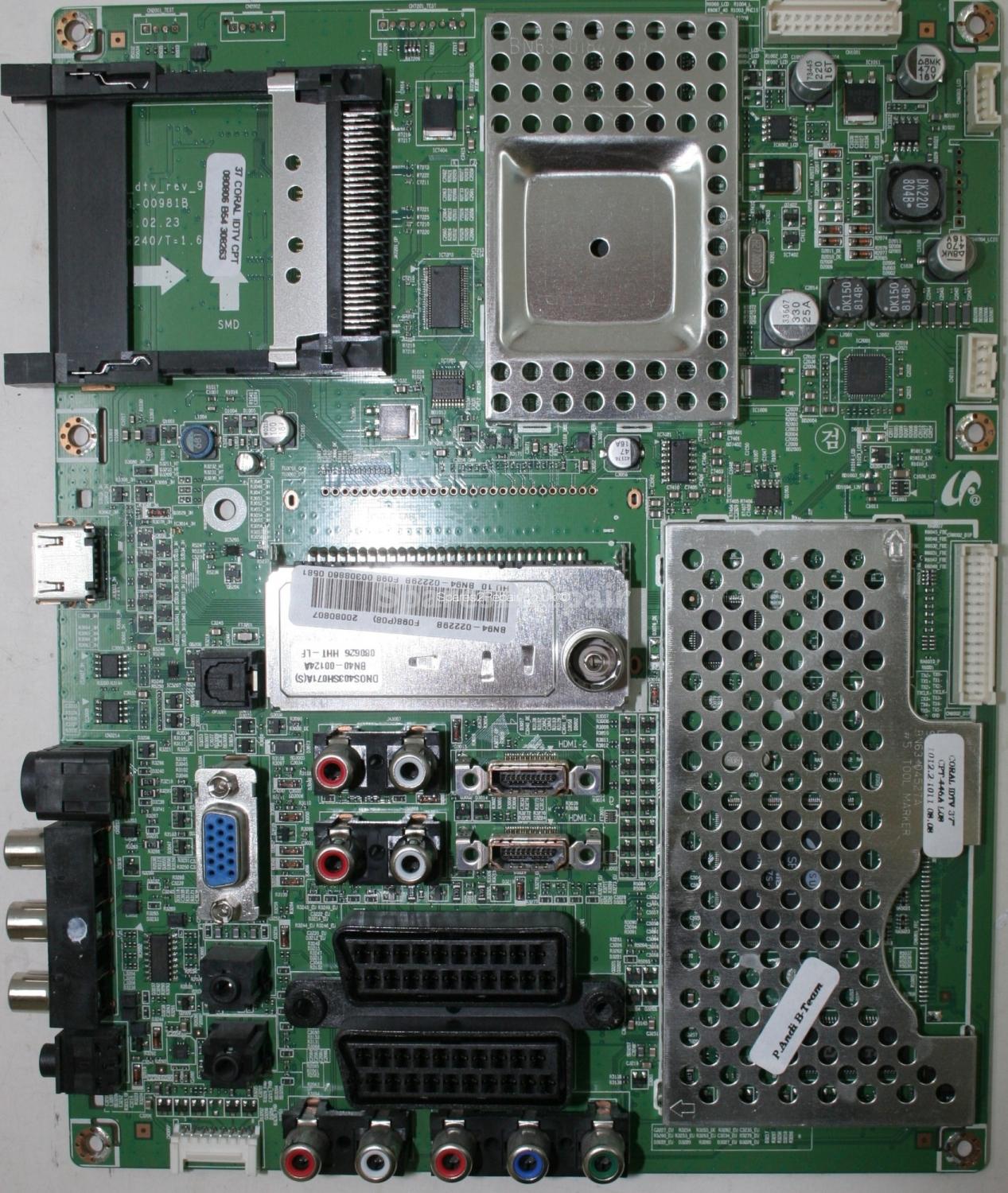 Samsung LE37A456C2D - Main AV - BN41-00981B - BN94-02229B - 450_dtv_rev_9