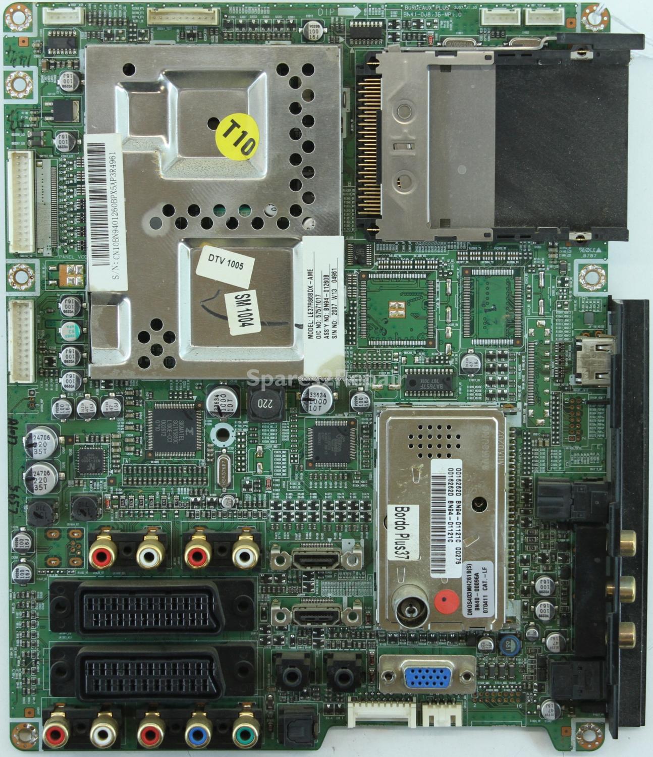 Samsung LE37R86BD - Main AV - BN94-01121C - BN94-01260B - BN41-00813B - BORDEAUX PLUS