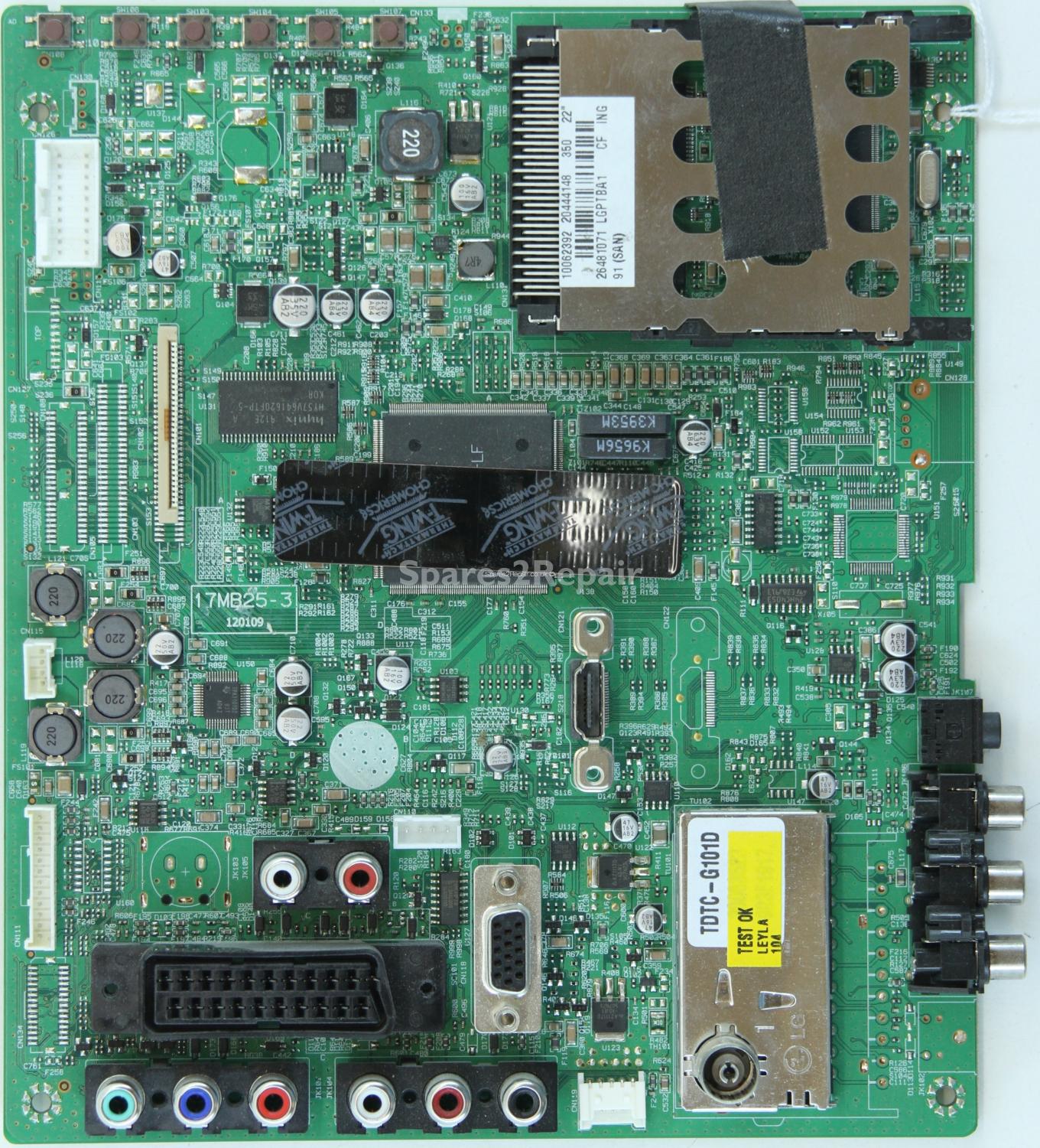 Sanyo CE22LD90DV-B - Main AV - 17MB25-3 - 120109 - 20444148