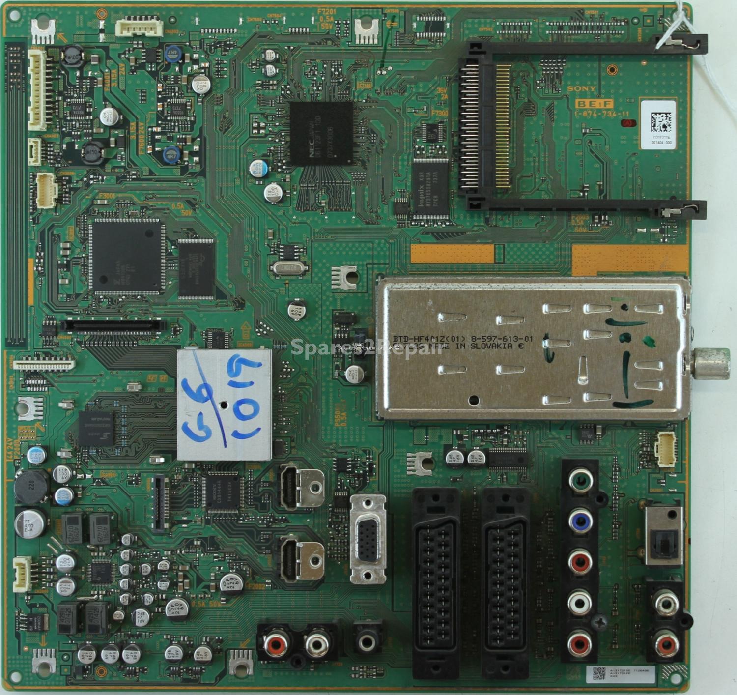 Sony KDL-40V3000 - PSU - 1-874-734-11 - I1317311E - A1317313E - A1317312E