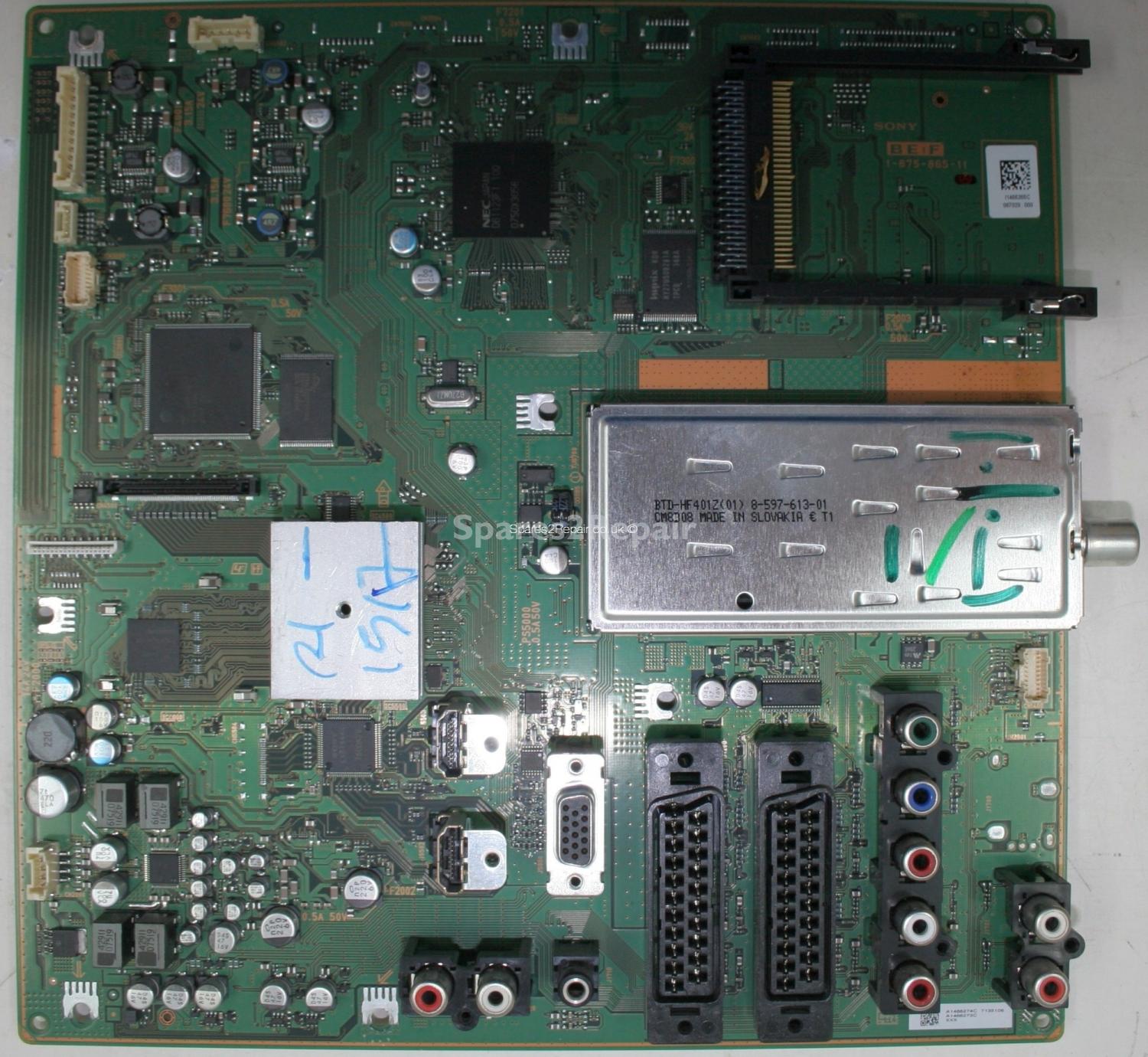 Sony KDL-40V3500 - Main AV - 1-875-865-11 - A1466274C - PS4001