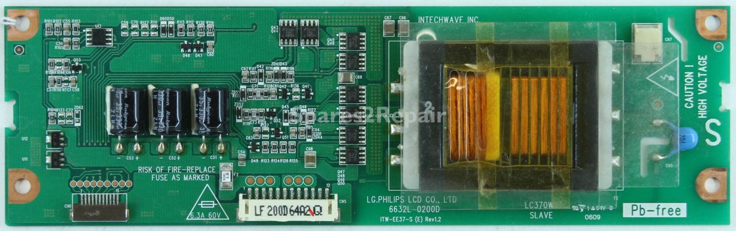 Vistron 37LCDTV - Inverter - 6632L-0200D - Rev 1.2 - ITW-EE37-S (E) - LC370WX1 SLAVE