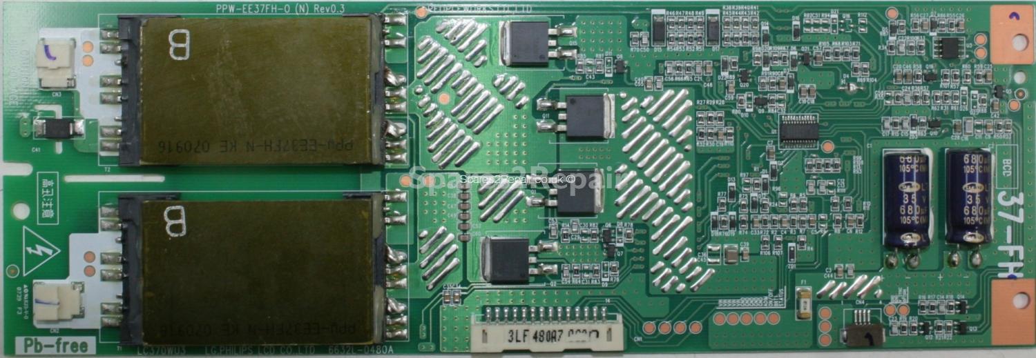 Wharfedale LCD37F1080P - Inverter - 6632L-0480A - PPW-EE37FH-0 - Rev0.3 - LC370WU3